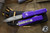 Microtech Ultratech OTF Automatic Knife Purple 3.4" Drop Point Satin 121-4PU