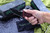 Heretic Knives Martyr Automatic Red Breakthrough 3" Tanto Black