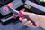 Microtech Socom Elite Red/CF Inlay Manual 4" Tanto 161-1RDCFI