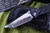 Marfione Custom Socom Elite Stingray Inlay 4" Tanto Chisel Grind Mirror Polish