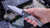 Heretic Knives "Wraith" Automatic Titanium, CF Bolster, 3.6" Takefu Shiro 2 San Mai