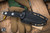 Microtech Socom Alpha Mini Fixed Blade Knife Black G10 3.75" Stonewash Serrated 113M-11