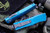 Microtech Troodon OTF Automatic Knife Turquoise D/E 3" (Dagger Stonewash Serrated) 138-12DTQ