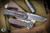 Chris Reeve Knives Large Inkosi Folding Knife Sandblasted Titanium, Natural Canvas Micarta Inlay 3.6\" MagnaCut Tanto  LIN-1046