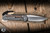 Chris Reeve Knives Large Sebenza 31 Folding Knife Sandblasted Titanium, Natural Canvas Micarta Inlay 3.6" MagnaCut Drop Point Stonewash L31-1212