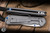 Chris Reeve Knives Small Sebenza 31 Folding Knife Sandblasted Titanium, Blue Accents 3" MagnaCut Drop Point Stonewash S31-1000