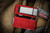 Microtech Exocet Money Clip OTF Automatic Red Knife Cali Legal 1.9" Dagger Stonewash 157-10RD