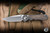 Chris Reeve Knives Small Inkosi Folding Knife Natural Canvas Micarta 2.75\" MagnaCut Drop Point SIN-1014