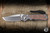 Chris Reeve Knives Small Inkosi Folding Knife Sandblasted Titanium, Natural Canvas Micarta Inlay 2.75\" MagnaCut Tanto SIN-1046