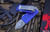 Microtech Exocet Purple Money Clip OTF Knife Cali Legal 1.9" Stonewash 157-10PU