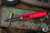 Microtech Dirac OTF Automatic Knife Red 3\" Dagger Black 225-1RD