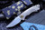 Kevin Foster "Narwhal" Titanium, Timascus Clip 3" Tanto Satin Rubbed