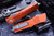 Microtech Combat Troodon OTF Automatic Knife Orange D/E 3.8" Double Serrated Satin 142-D6DOR