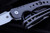 Alliance Designs/CMF Metalworks "Conquest" Flipper Knife Dark Stonewash Titanium 3.4" Satin