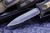 Hawk Knives Custom Deadlock Model A OTF Carbon Fiber/Brass 3.75" Blasted D/E Dagger