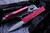 Brian Tighe Twist Tighe Ceramic Red OTF Automatic Knife 3.75" Dagger Blasted