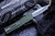 Brian Tighe & Friends Twist Tighe Distressed OD Green OTF Automatic Knife 3.75" Clip Point Blasted