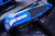 Microtech Socom Elite Automatic Blue  4" Tanto Stonewash 161A-10BL