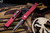 Microtech UTX-70 OTF Automatic Merlot Red D/E 2.4" Dagger Black 147-1MR