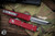  Microtech Ultratech OTF Automatic Knife Merlot 3.4" Satin Tanto Serrated 123-5MR