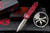 Microtech Combat Troodon OTF Automatic Knife Merlot Red 3.8" Stonewash Dagger Serrated 142-12MR