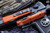 Microtech UTX-85 OTF Automatic Knife Orange D/E 3" Dagger DLC Tactical 232-1DLCTOR