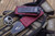 Microtech Exocet OTF Knife/Money Clip Merlot Red Cali Legal 1.9" Dagger 157-1MR