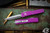 Microtech UTX-70 OTF Automatic Knife Violet 2.4" Dagger Stonewash 147-10VI