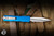 Microtech Dirac Delta OTF Automatic Knife Blue Aluminum 3.75" M390 Dagger Stonewash 227-10BL