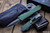 Heretic Knives Manticore E Green OTF Automatic Knife 3.2" Dagger DLC
