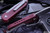 Microtech LUDT Automatic Knife Merlot Red 3.4" Apocalyptic 135-10APMR