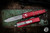 Microtech UTX-85 OTF Automatic Knife Merlot Red 3" Stonewash Drop Point 231-10MR