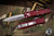 Microtech UTX-85 OTF Automatic Knife Merlot Red 3.1" Dagger Stonewash 232-10MR