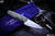 ExtremAddiction Green Micarta Fixed Blade Knife 3" Elmax Stonewash