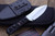 Borka Blades "Always Survive" Leather Tsuka Wrap, Ray Skin 4.5" Hand Rubbed