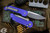 Microtech LUDT Automatic Folding Knife Purple 3.4" Apocalyptic Stonewash 135-10APPU