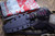 Bastinelli Knives "Sin" Red/Black Tsukamaki 3.25" Blackwash