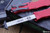 Heretic Knives Hydra Red OTF Automatic Knife 3.6" DLC Tanto
