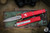 Microtech Ultratech OTF Automatic Knife Red 3.4" Dagger Apocalyptic Serrated 122-11APRD