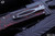 Brian Tighe Custom "Twist Tighe" Orange Fat Carbon OTF Automatic Fluted 3.75" Damasteel Dagger,Clip