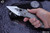 Borka Blades Stitch Barked, Sculpted Titanium  3.5" Satin M390
