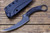 Bastinelli Knives Mako Skulls Fixed Blade 4.5" Black Stonewash
