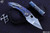 Borka Blades Stitch Blurple Anodized, Bronze Hardware 3.5" Satin Compound M390