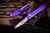 Microtech UTX-70 OTF Automatic Knife Purple 2.4" Drop Point Stonewash 148-10PU