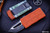 Microtech Exocet Orange OTF Knife/Money Clip 1.9" Black Tanto 158-1OR