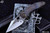 Borka Blades/Ti2 Design Stitch Skull Engraved 3.5" Satin M390