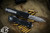  Microtech Combat Troodon Distressed Black OTF Automatic Knife 3.8" Stonewash Dagger 142-10DBK