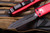 Microtech UTX-85 Spartan Red OTF Automatic Knife 3" Black 230-1RD