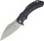 Bastinelli Knives Shadow Folder Carbon Fiber 3.75" Elmax Stonewash