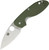 Spyderco Efficient 5 Green G10 Linerlock 3" Satin C216GPGR